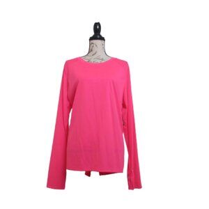 Zone Pro Womens Pink Long Sleeve Activewear Top